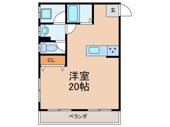 フレスマンション江坂の物件間取画像